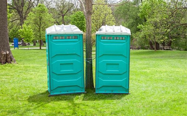 if a long-term portable restroom requires maintenance or repairs, contact the rental company immediately to schedule service