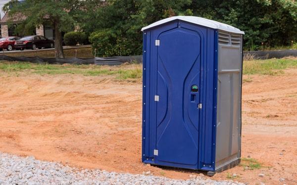 short-term porta potties are commonly rented for job sites